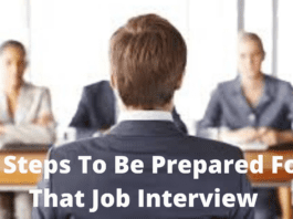 Be Prepared For That Job Interview