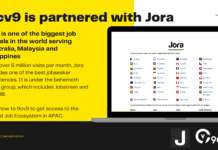 9cv9 has partnered with Jora