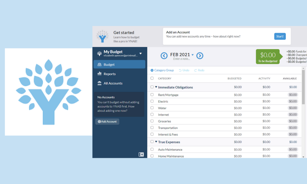 YNAB you need a budget