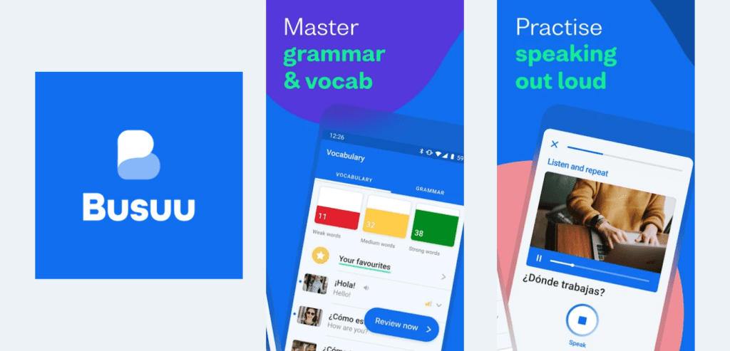 busuu learning app