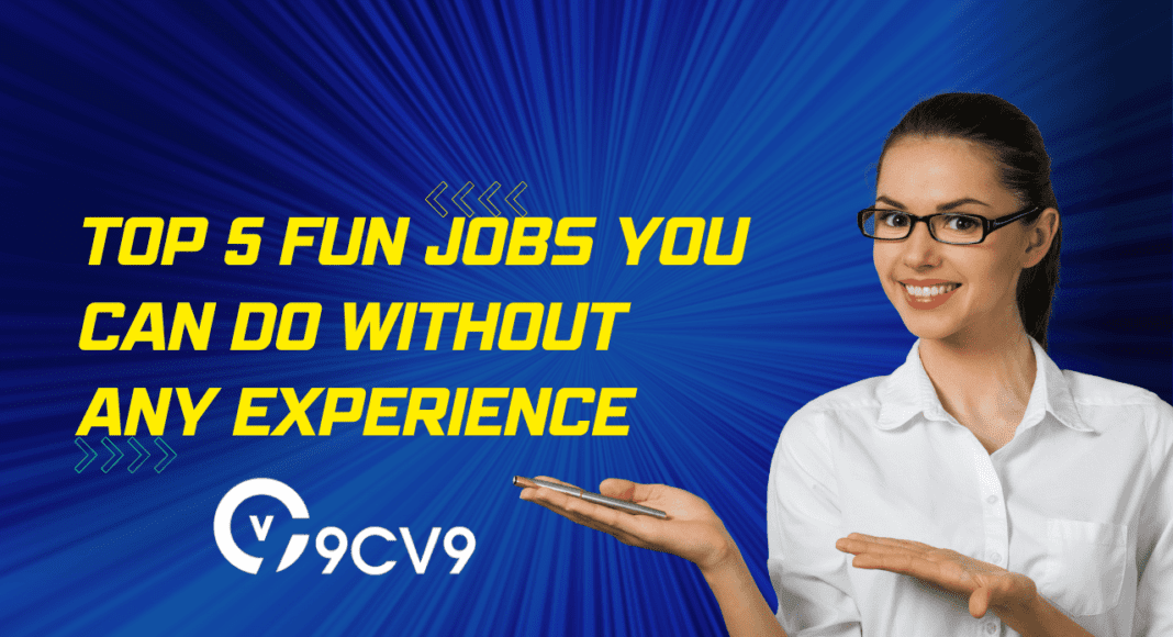Top 5 Fun jobs you can do without any experience