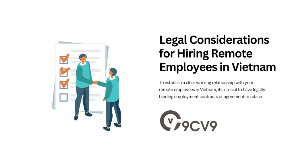 Legal Considerations for Hiring Remote Employees in Vietnam