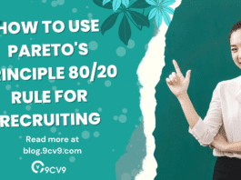 How to use Pareto's Principle 80/20 rule for Recruiting