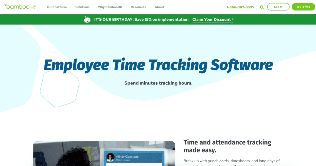 Bamboo HR Tracking Tool