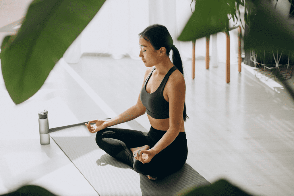 Adopt stress-reduction techniques such as mindfulness, meditation, or exercise