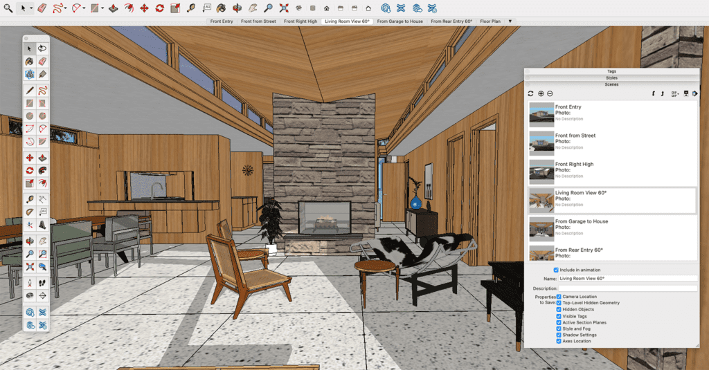 SketchUp, renowned for its user-friendly interface, empowers architects