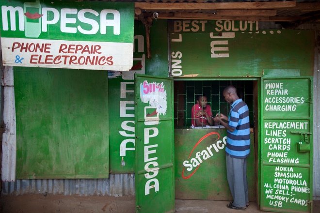 Originating in Kenya, M-Pesa has become a pioneering mobile money service. Image Source: 
Digital Data Design Institute at Harvard