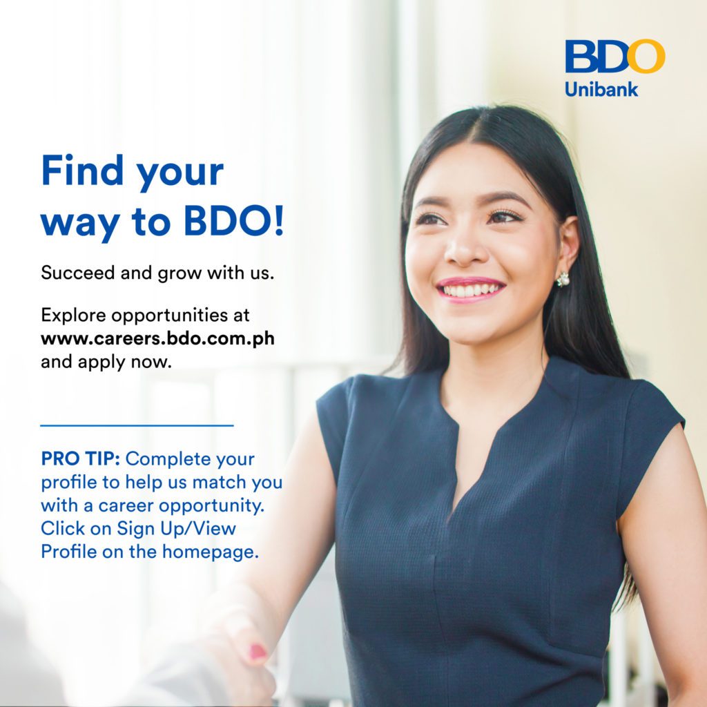 BDO Unibank outlines career paths and progression opportunities