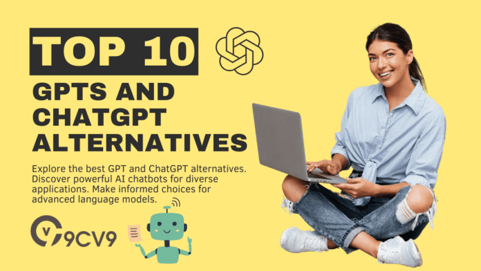 Top 10 GPTs and ChatGPT Alternatives To Try in 2024