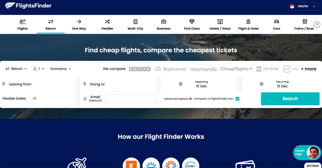 Flights Finder