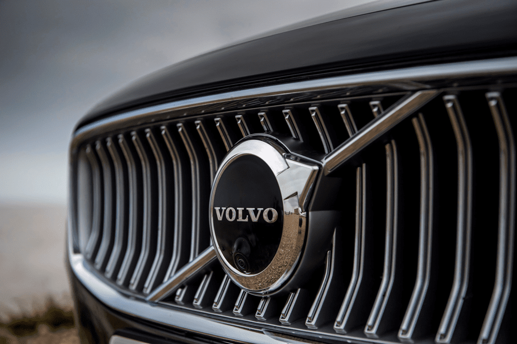 Volvo's positioning as a brand synonymous with safety. Image Source:  
Logo Design Love