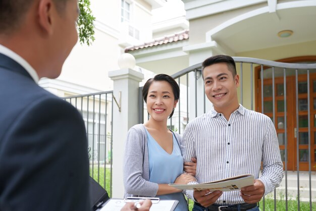 A real estate agent developing a personal connection with a potential homebuyer