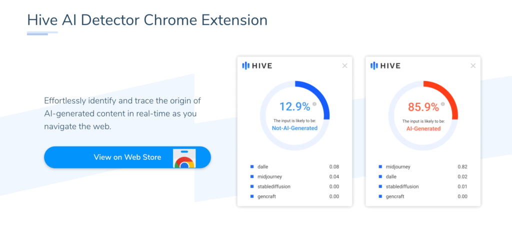 Hive Moderation Chrome Extension