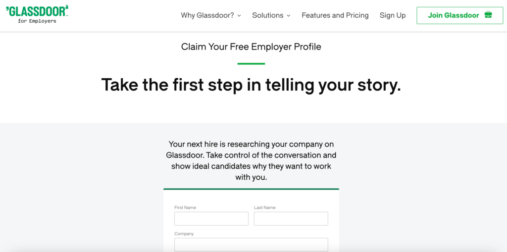 Glassdoor Employer