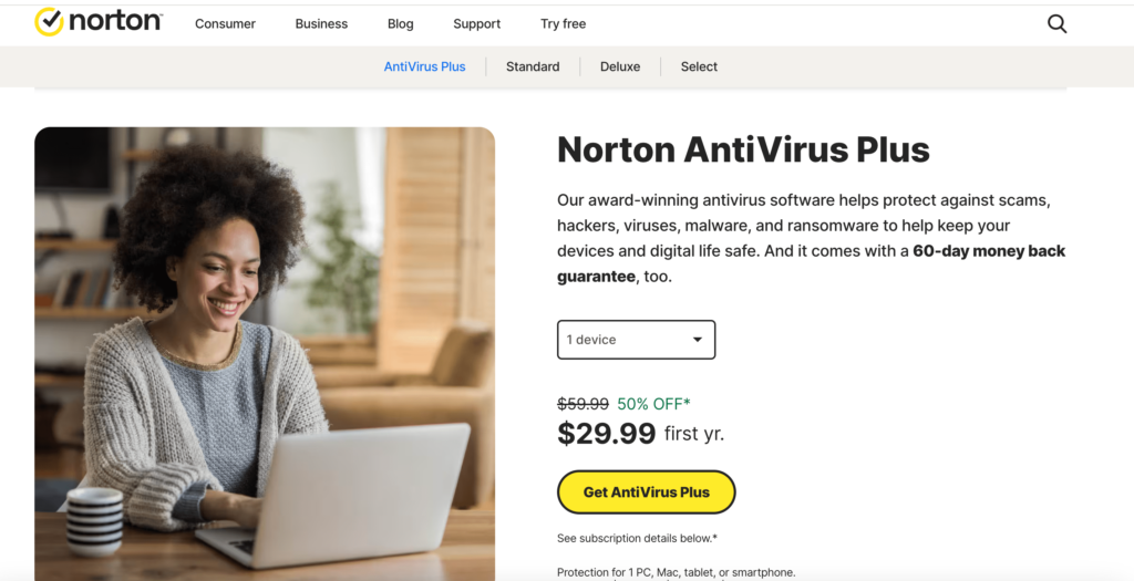 Norton AntiVirus Plus