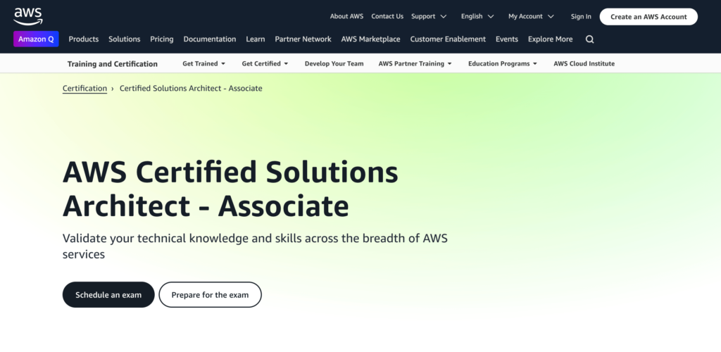 AWS Solutions Architect - Associate