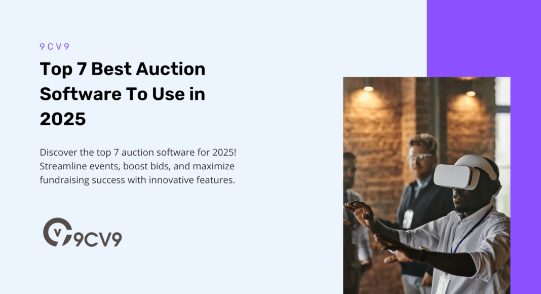 Top 7 Best Auction Software To Use in 2025