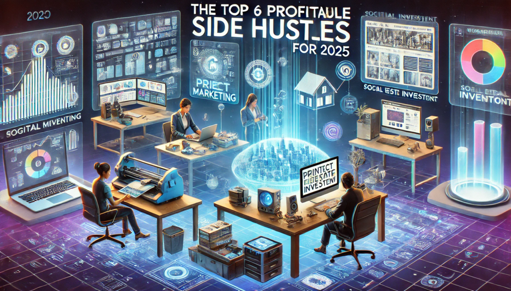 Top 6 Profitable Side Hustles to Get Started With for 2025