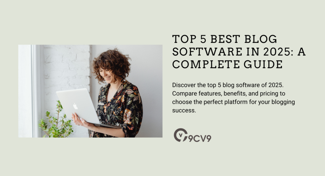 Top 5 Best Blog Software in 2025: A Complete Guide