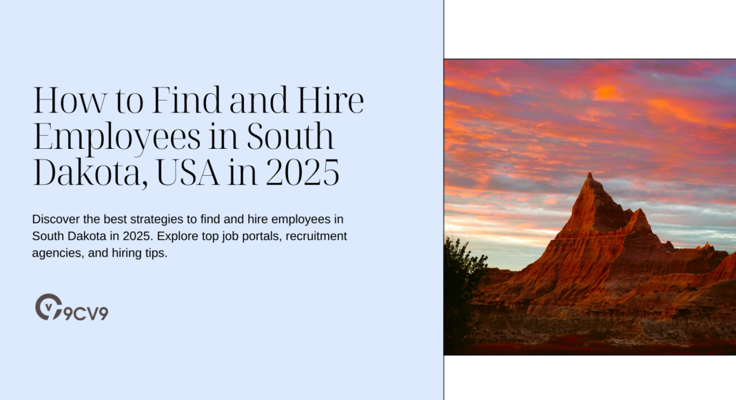 How to Find and Hire Employees in South Dakota, USA in 2025