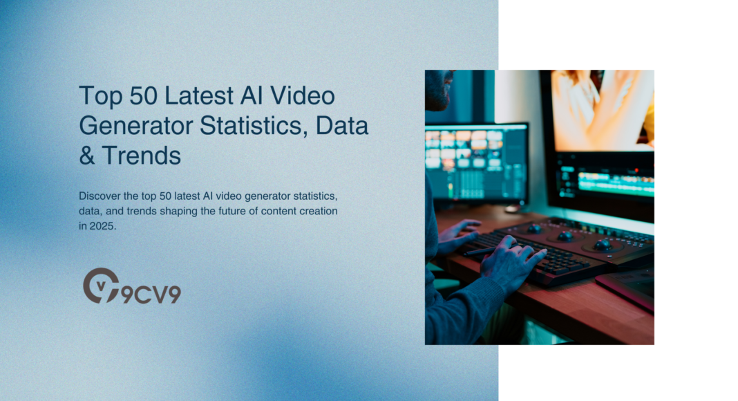 Top 50 Latest AI Video Generator Statistics, Data & Trends