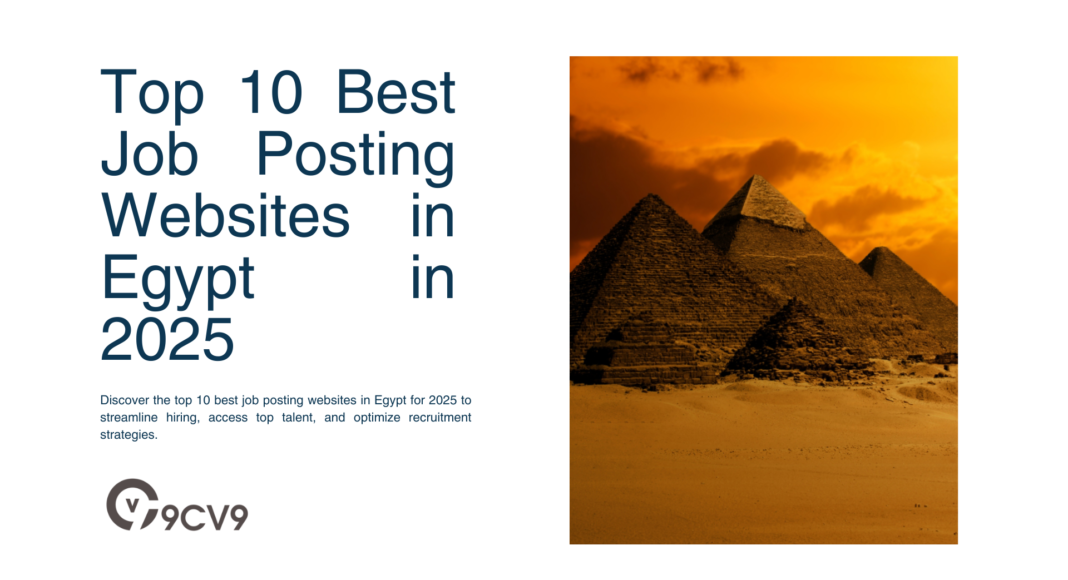 Top 10 Best Job Posting Websites in Egypt in 2025