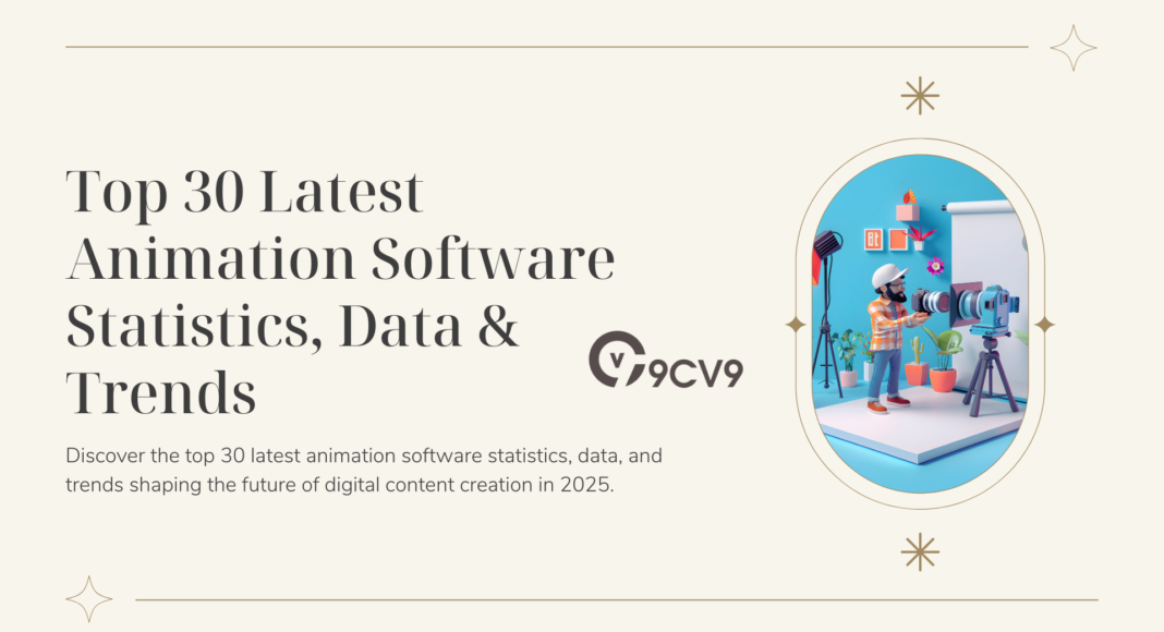 Top 30 Latest Animation Software Statistics, Data & Trends