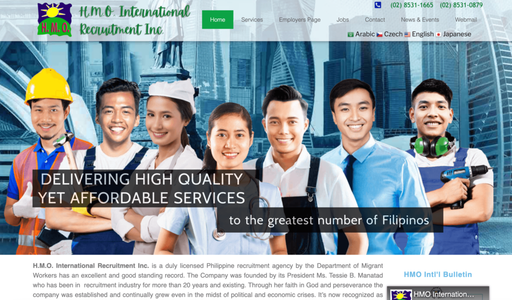 H.M.O. International Recruitment Inc.