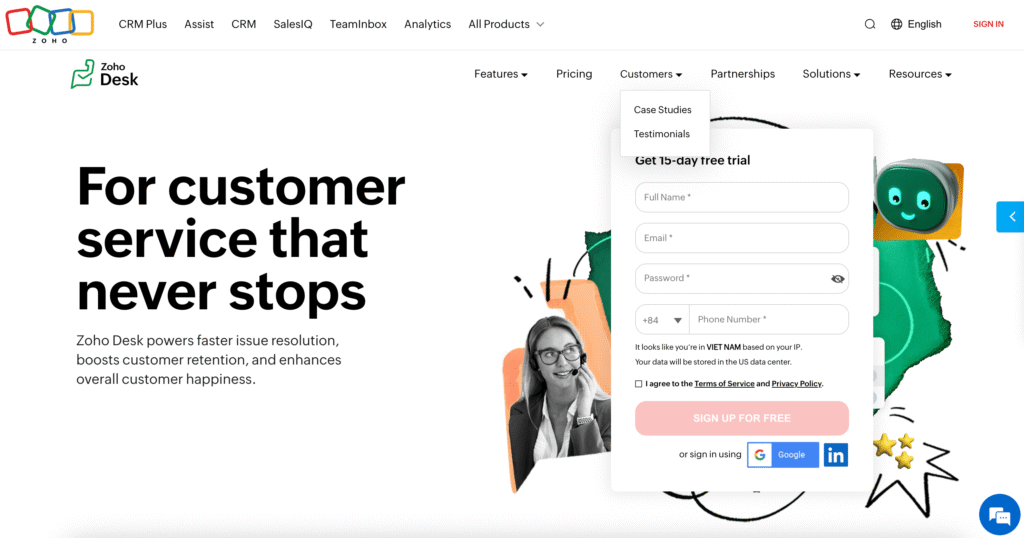 Zoho Desk