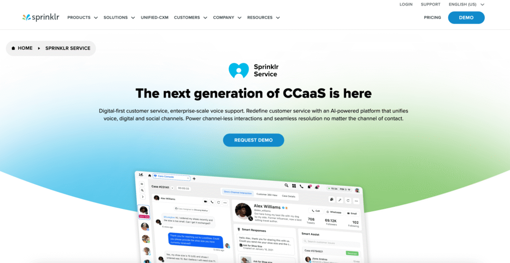 Sprinklr Service