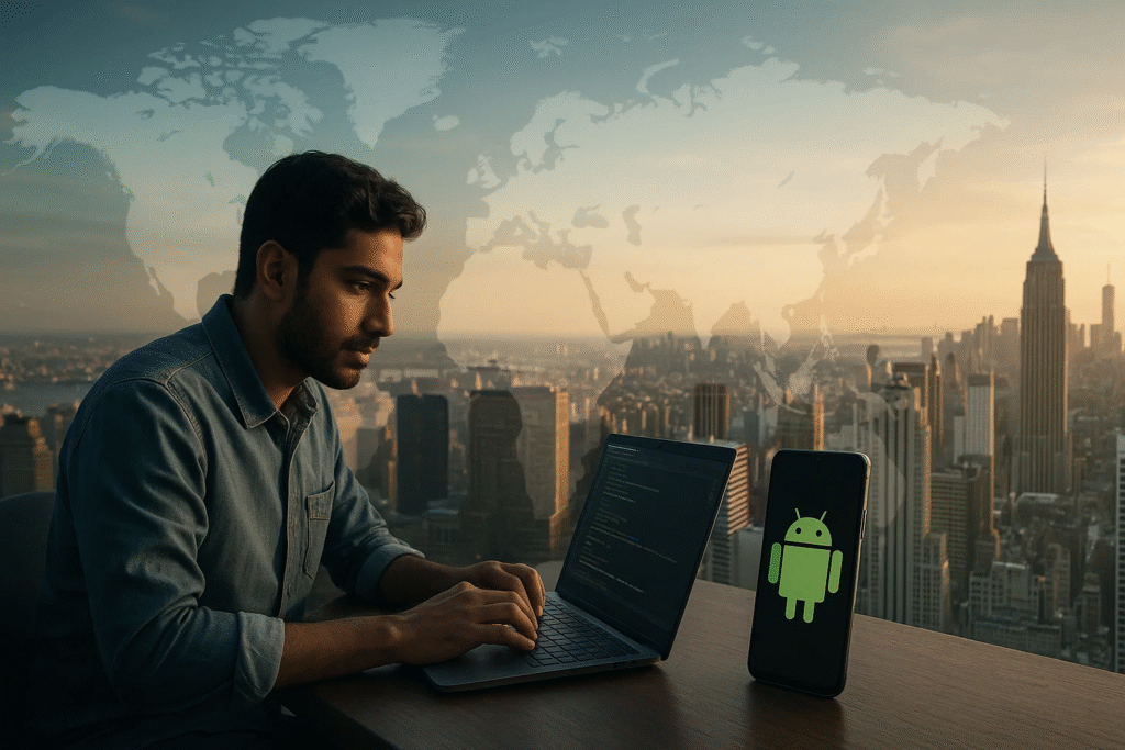 Career Landscape of Android Developers: A Global Perspective