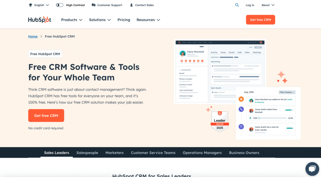 HubSpot CRM