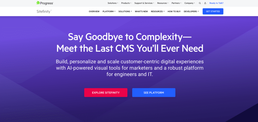 Progress Sitefinity