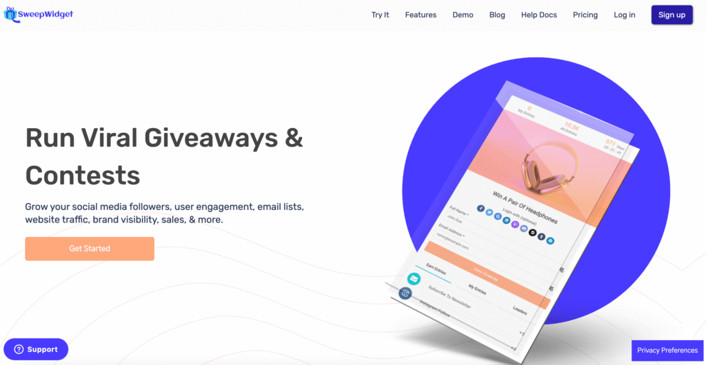 SweepWidget