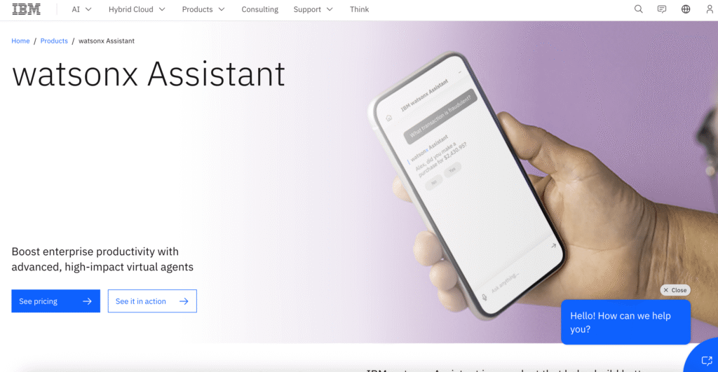 IBM Watsonx Assistant