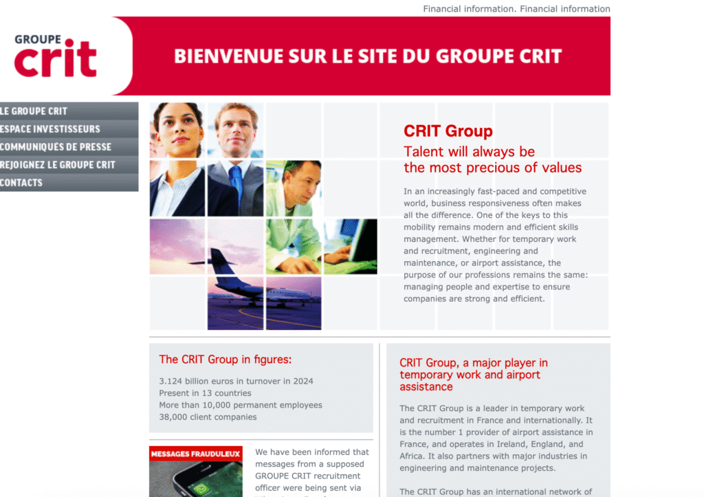 Groupe CRIT SA