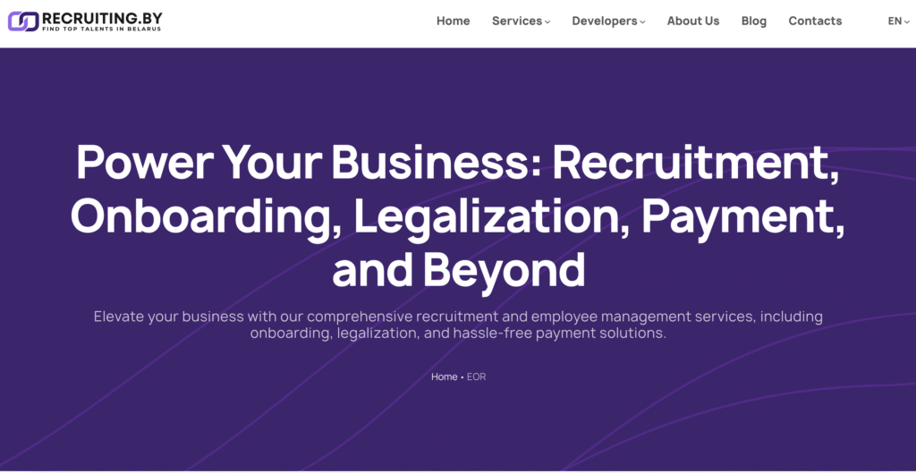 Recruiting.by & EOR.by