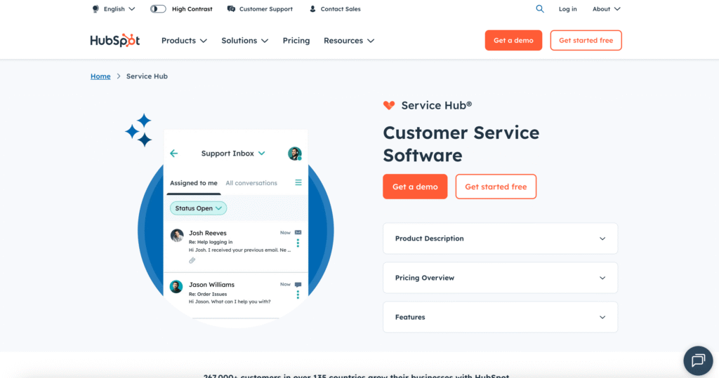 HubSpot Service Hub