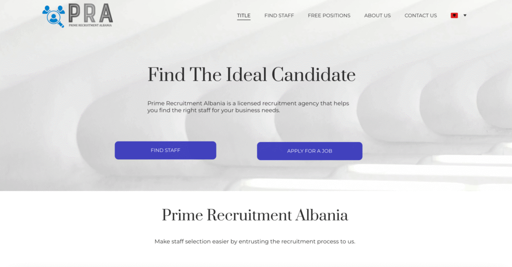 Prime Recruitment Albania