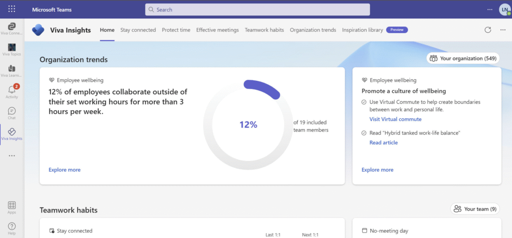 Microsoft Viva Insights