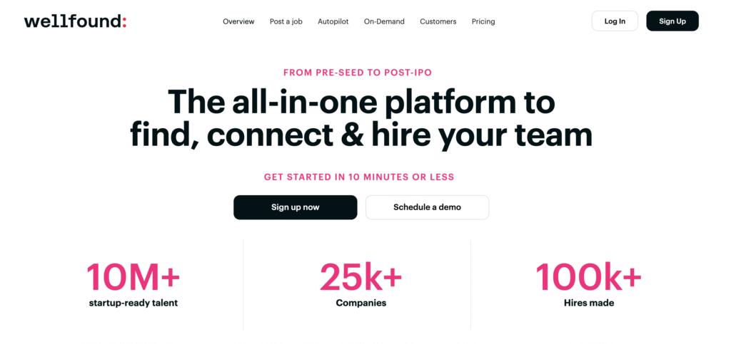 Wellfound (formerly AngelList)