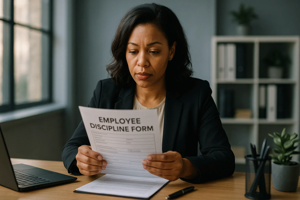 Understanding the Employee Discipline Form: A Complete Guide for HR Professionals