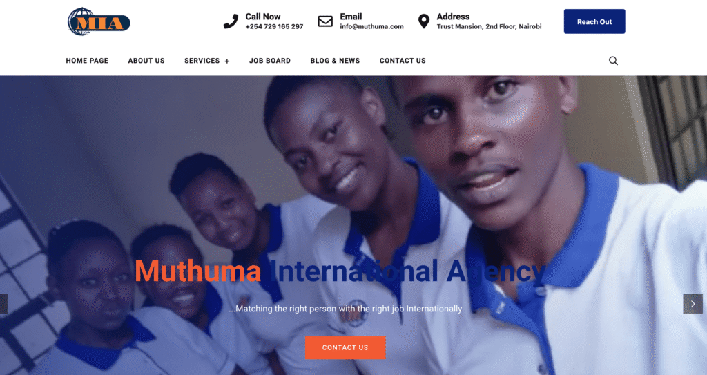 Muthuma International Agency Limited