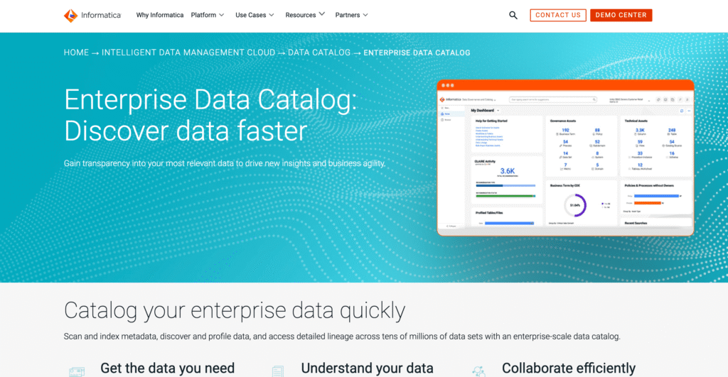 Informatica Enterprise Data Catalog