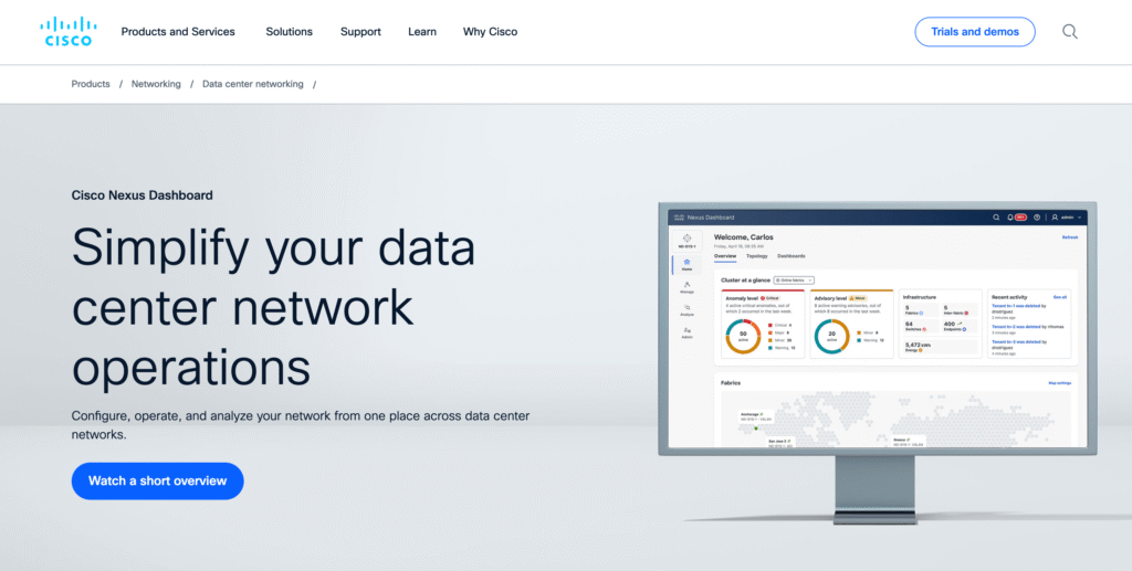 Cisco Nexus Dashboard