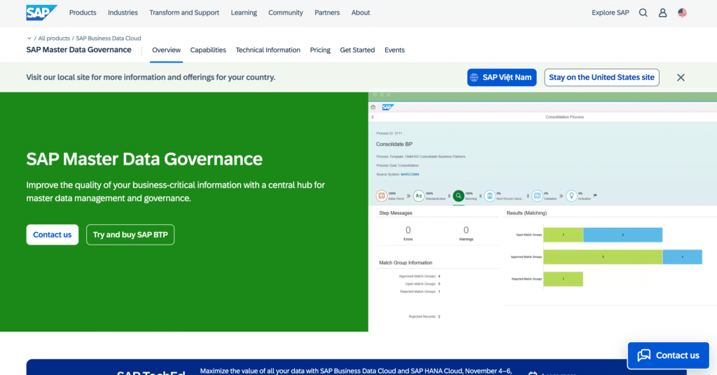 SAP Master Data Governance (MDG)