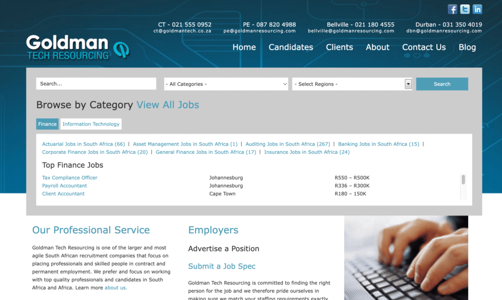 Goldman Tech Resourcing (Pty) Ltd