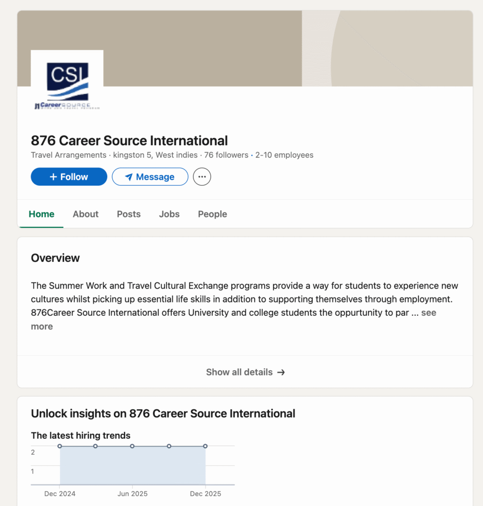 876 Career Source International