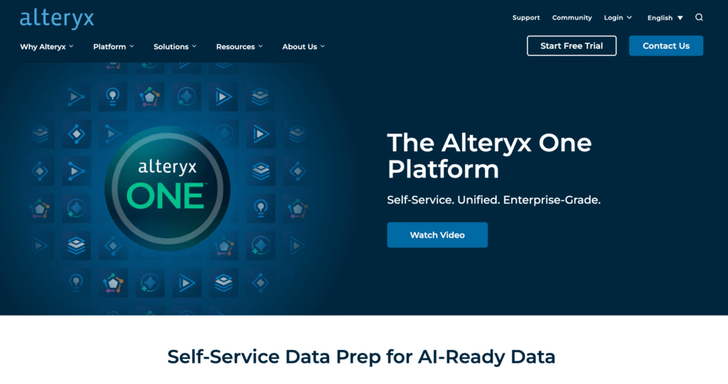Alteryx AI Platform for Enterprise Analytics