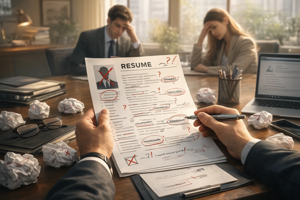 Top 5 Common CV Resume Mistakes That Cost You Job Interviews